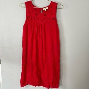 Jane and Delancey Red Tunic Dress